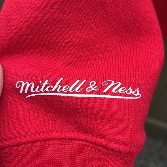 Michell & Ness My Towns Major Hoodie Washington Wizards Size Large Red Like New - Picture 8 of 12